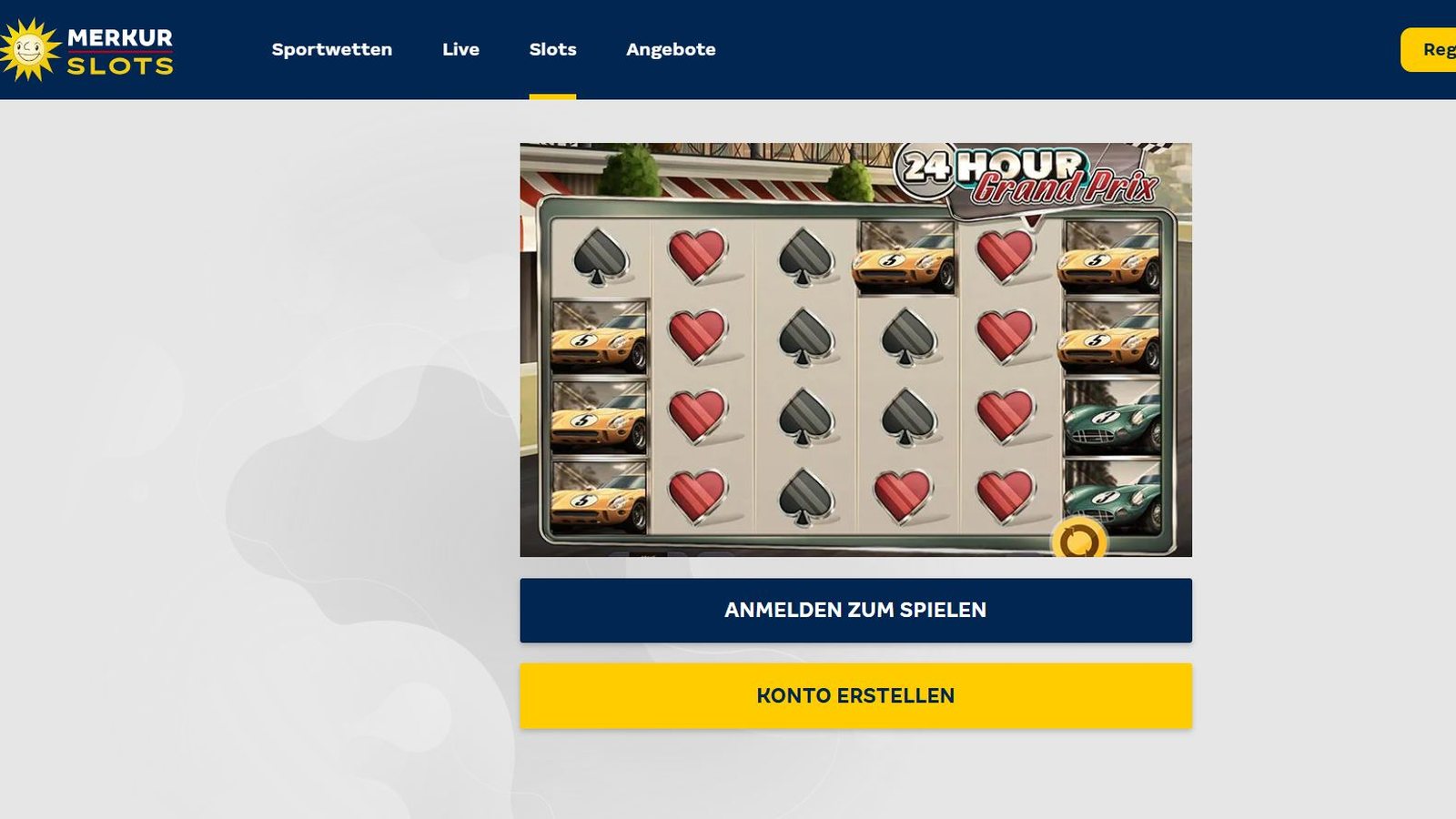 Merkur Bets – Virtuelle Automatenspiele (Screenshot)